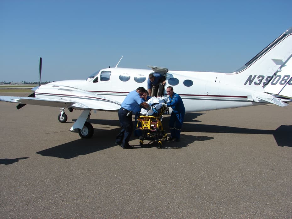 Air medical equipment and cabin