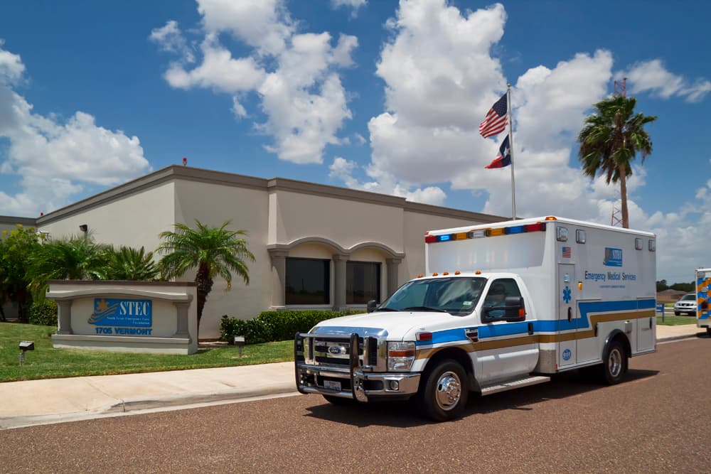 STEC ambulance exterior view